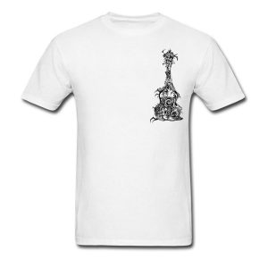 Camisetas casuales con diseño de guitarra Tribal para hombres, camisetas de algodón 100% para verano y otoño, camisetas de manga corta con cuello redondo a la moda