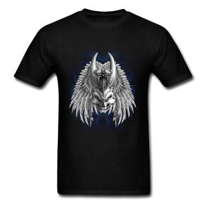 2018 nueva moda hombres Tees Tribal calavera India divertida manga corta Camiseta de algodón impresa Camisetas cuello redondo al por mayor camisetas