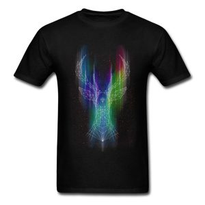 Las camisetas superiores de la constelación de los ancianos, ropa de marca coloreada de galaxia para hombres, camiseta con patrón de símbolo tribal, atuendo de moda para primavera