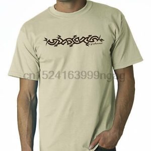 Greyhound camiseta-Tan diseño Tribal