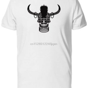 Tribal Bull Punk Skull MenS Tee-imagen por las tapas nueva camiseta divertida Unisex