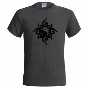 Camiseta para hombre con diseño TRIBAL YIN YANG, camiseta China clara y oscura, amor por la Paz, nuevas camisetas de llegada, camiseta casual de verano, venta al por mayor barata