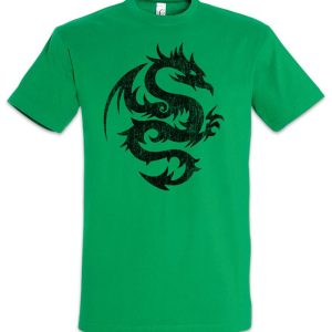 Camiseta III Tribal China dragón símbolo signo tatuaje nudo
