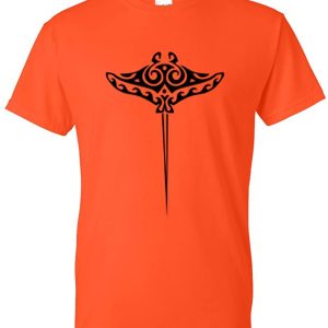 Camiseta Tribal Stingray con animales del océano para hombres y mujeres