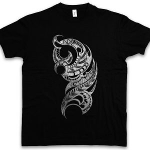 Camiseta de símbolo maorí, indios Haka tribales nativos de Nueva Zelanda