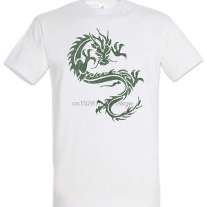 Camiseta Tribal China dragón II símbolo de China tatuaje nudo
