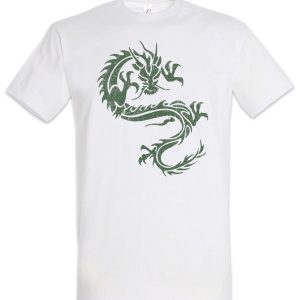 Camiseta Tribal China dragón II símbolo de China tatuaje nudo