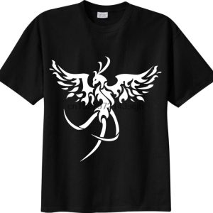 Maglia camiseta Fenice Phoenix Tribale tatuaje Tatuaggio Tribal #1 Uccello camiseta